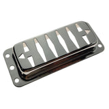Max 1x Mini Brass Humbucker Pickup Cover for Electric Guitar Durable Chrome