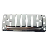 Max 1x Mini Brass Humbucker Pickup Cover for Electric Guitar Durable Chrome