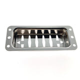 Max 1x Mini Brass Humbucker Pickup Cover for Electric Guitar Durable Chrome