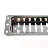 Max 1x Mini Brass Humbucker Pickup Cover for Electric Guitar Durable Chrome