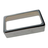 Max 1pc Mini Brass Humbucker Pickup Cover Open Hole for LP Guitar Durable Chrome