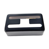 Max 1x Mini Brass Humbucker Pickup Cover H-type for Electric Guitar Parts Black