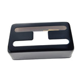 Max 1x Mini Brass Humbucker Pickup Cover H-type for Electric Guitar Parts Black