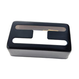 Max 1x Mini Brass Humbucker Pickup Cover H-type for Electric Guitar Parts Black
