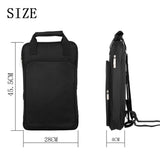 Max W-55 Black Shoulder Bag Drum Stick Gig Bag Backpack for Drummer Player