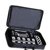 Max Large Storage Case Electric Guitar Multi-Effects Pedal Bag for Guitar Parts