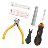 Max Guitar Fingerboard Protector Fret Guards Puller Leveling Luthier Tool Kit