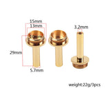Max 3 Pieces Bb Trumpet Connecting Rod Piston Valve Key Screws