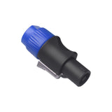 Max Maxb 4pins NL4FC Speaker Connector Aviation Plug Professional Audio Plug blue