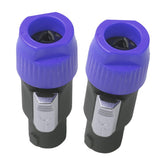 Max Maxb 4pins NL4FC Speaker Connector Aviation Plug Professional Audio Plug blue