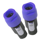 Max Maxb 4pins NL4FC Speaker Connector Aviation Plug Professional Audio Plug blue