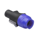Max Maxb 4pins NL4FC Speaker Connector Aviation Plug Professional Audio Plug blue