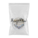 Max 17 Keys Thumb Piano Kalimba Acylic Clear Portable Beginner Piano
