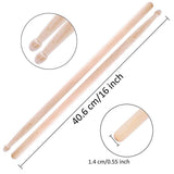 Max Wood Drum Sticks 2pcs Retractable Drum Wire Brushes w/ Handle w/ Storage Bag