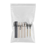 Max Wood Drum Sticks 2pcs Retractable Drum Wire Brushes w/ Handle w/ Storage Bag