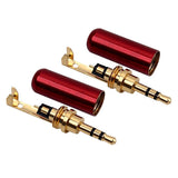 Max 2.5mm 3 Poles Male Plug Aluminum Stereo Plug Wire Connector Plug Earphone