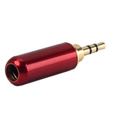 Max 2.5mm 3 Poles Male Plug Aluminum Stereo Plug Wire Connector Plug Earphone