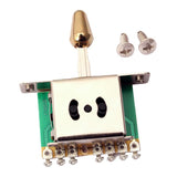 Max 5 Way Pickup Selector Switch with gold Tip for ST Electirc Guitars