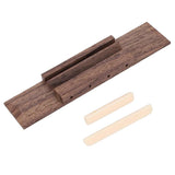 Max Rosewood Ukulele Bridge Set Bone and Nut Saddle Point for Ukulele Accessory