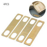 Max 4 Pieces 0.2mm,0.5mm,1mm Neck Shims for Guitar Bass Accessories