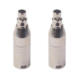 Max MINI XLR 3-Pin Female To XLR 3-Pin Male Converter SA518