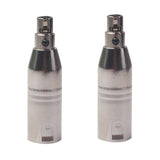 Max MINI XLR 3-Pin Female To XLR 3-Pin Male Converter SA518