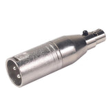 Max MINI XLR 3-Pin Female To XLR 3-Pin Male Converter SA518