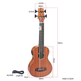 Max 4 String Electric Guitar 30 inch Ukulele Baritone Music Beginner Bass Guitar