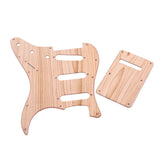 Max Prewired-Loaded Single Coil 3 Ply SSS Pickguard for Electric Guitar Parts