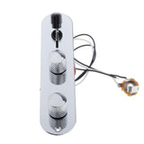Max 1pc Guitar Pre-wired Control Plates Volume Tone 3 Switch Electric Guitar