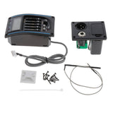 Maxbell Guitar Pickup EQLC-5 Band Guitar Preamp EQ Tuner Piezo W / Volume Control