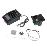 Maxbell Guitar Pickup EQLC-5 Band Guitar Preamp EQ Tuner Piezo W / Volume Control