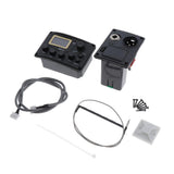 Max Maxb Equalizer ALT-1EQ With Tuner for Acoustic Guitar Pickup Black