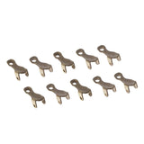 Max Maxb 10 Pieces Small Trumpet Water Key Holders Replacement Trumpet Base Parts