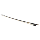 Maxbell 4/4 Full Size Carbon Fiber Violin Bow with Carved Tail Good Balance Black