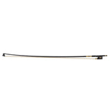 Maxbell 4/4 Full Size Carbon Fiber Violin Bow with Carved Tail Good Balance Black