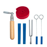 Maxbell 1 Set Professional Piano Tuning Hammer Wrench Tool Kit Mute Tools with Case