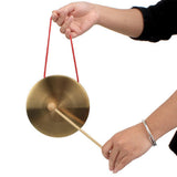 Max Maxb Metal Gong Chinese Traditional Musical Instrument Cymbal Educational Toy
