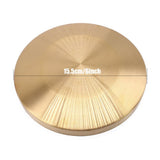 Max Maxb Metal Hand Gong Traditional Instrument Cymbal with Round Play Hammer 15.5cm
