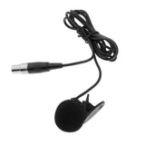 Maxbell 3 Pin Lavalier Microphone Condenser Lapel Tie Clip for Wireless Transmitter