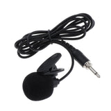 Maxbell Condenser Lavalier Microphone 1/8" (3.5mm) +Tie-Clip for Cellphone,DV and PC