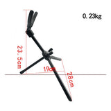 Max Maxb Aluminum Alloy Tripod Stand Holder Saxophone Sax Stand Soprano Black Stand