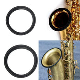 Maxbell Silicone Sax Saxophone Noise Mute Ring Silencer Dampener Parts 11cm