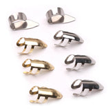 Maxbell 4pcs Finger Picks Stainless Steel Guitar Finger Picks & Thumb Pick Set