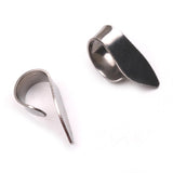 Maxbell 4pcs Finger Picks Stainless Steel Guitar Finger Picks & Thumb Pick Set