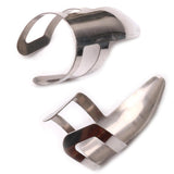 Maxbell 4pcs Finger Picks Stainless Steel Guitar Finger Picks & Thumb Pick Set