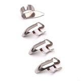 Maxbell 4pcs Finger Picks Stainless Steel Guitar Finger Picks & Thumb Pick Set