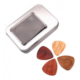 Maxbell Red Sandalwood Guitar Picks Plectrum w/ Case Vintage Style for Guitar Parts