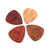 Maxbell Red Sandalwood Guitar Picks Plectrum w/ Case Vintage Style for Guitar Parts