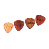 Maxbell Red Sandalwood Guitar Picks Plectrum w/ Case Vintage Style for Guitar Parts